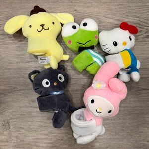 Hello Kitty and Friends Cutie Cuff Slap Bands Lot of 5